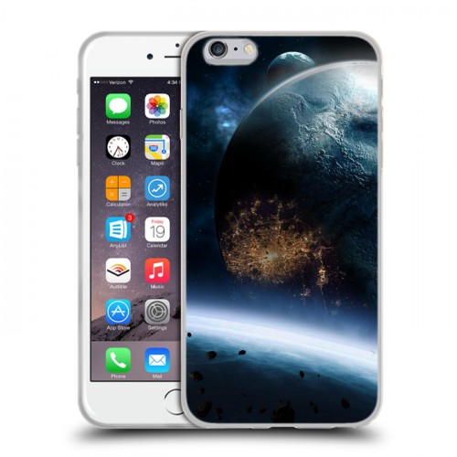 Дизайнерский силиконовый чехол для Iphone 6 Plus/6s Plus Астероиды