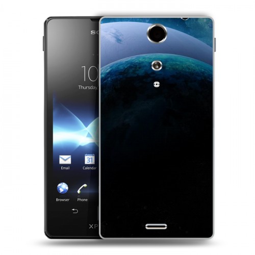 Дизайнерский пластиковый чехол для Sony Xperia TX Астероиды