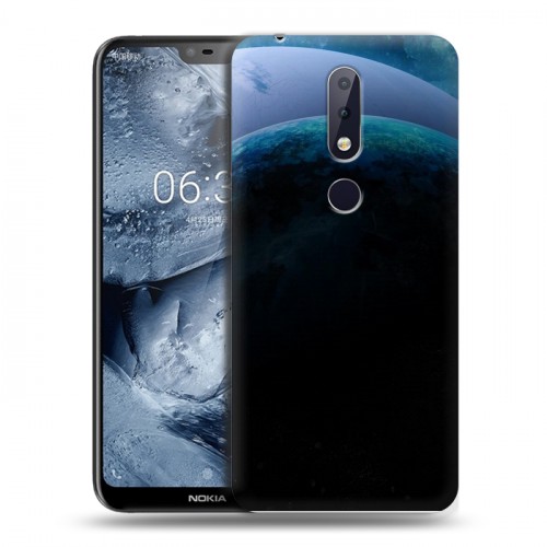 Дизайнерский силиконовый чехол для Nokia 6.1 Plus Астероиды