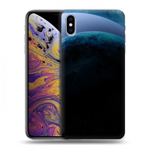 Дизайнерский силиконовый чехол для Iphone Xs Max Астероиды