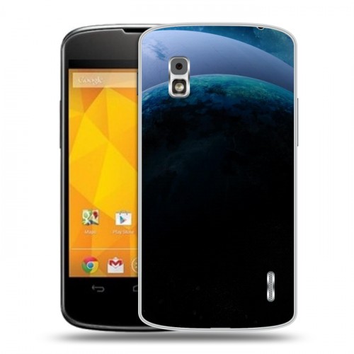 Дизайнерский пластиковый чехол для LG Google Nexus 4 Астероиды