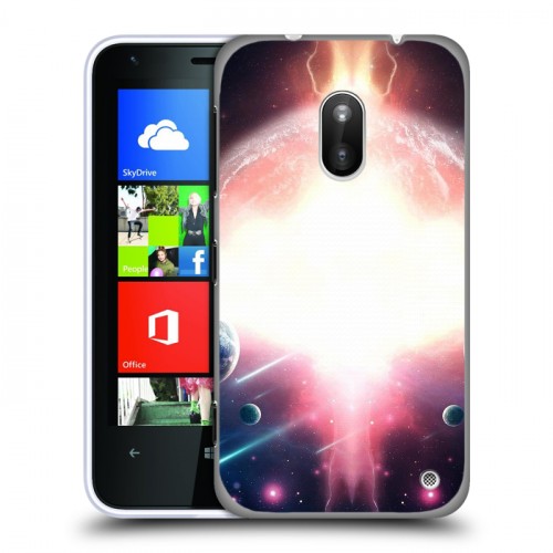 Дизайнерский пластиковый чехол для Nokia Lumia 620 Астероиды