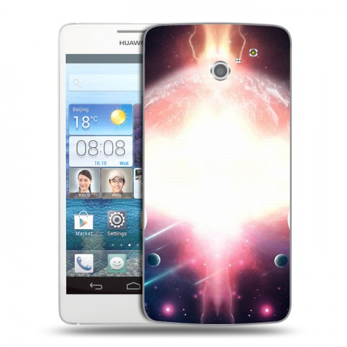 Дизайнерский пластиковый чехол для Huawei Ascend D2 Астероиды