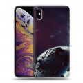 Дизайнерский силиконовый чехол для Iphone Xs Max Астероиды