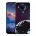 Дизайнерский силиконовый чехол для Nokia 5.4 Астероиды