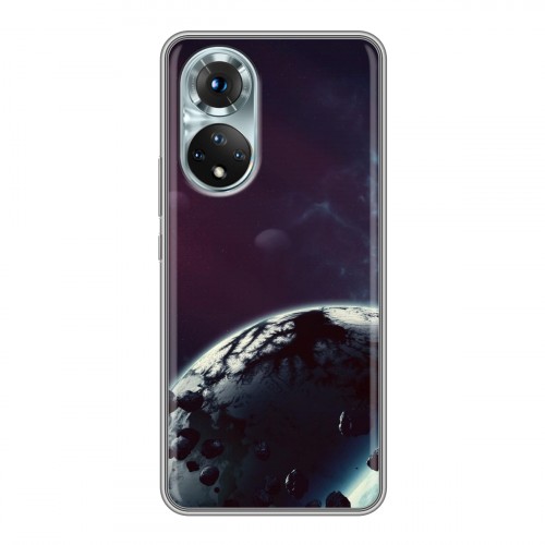 Дизайнерский силиконовый с усиленными углами чехол для Huawei Honor 50 Астероиды