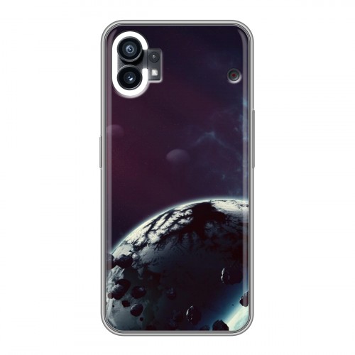 Дизайнерский силиконовый с усиленными углами чехол для Nothing Phone (1) Астероиды