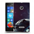 Дизайнерский пластиковый чехол для Microsoft Lumia 435 Астероиды