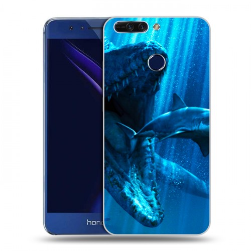 Дизайнерский пластиковый чехол для Huawei Honor 8 Pro Акулы