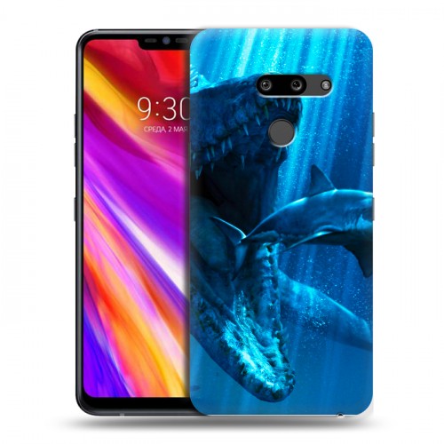 Дизайнерский пластиковый чехол для LG G8 ThinQ Акулы