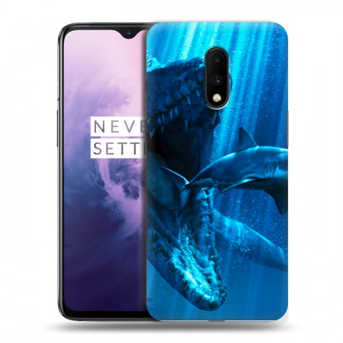 Дизайнерский пластиковый чехол для OnePlus 7 Акулы