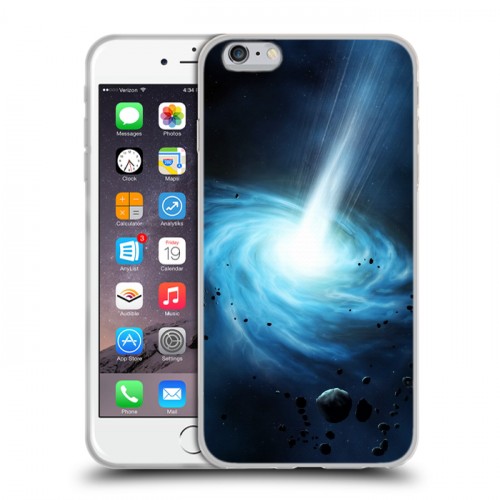 Дизайнерский силиконовый чехол для Iphone 6 Plus/6s Plus Астероиды