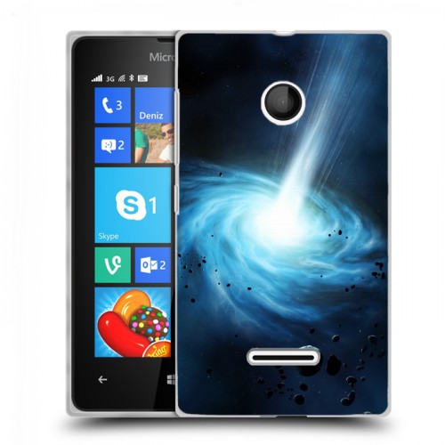 Дизайнерский пластиковый чехол для Microsoft Lumia 435 Астероиды