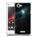 Дизайнерский пластиковый чехол для Sony Xperia L Астероиды