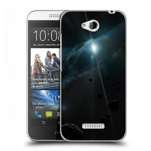 Дизайнерский пластиковый чехол для HTC Desire 616 Астероиды