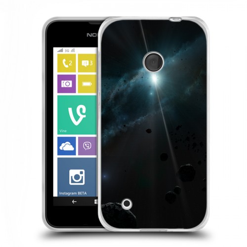 Дизайнерский пластиковый чехол для Nokia Lumia 530 Астероиды