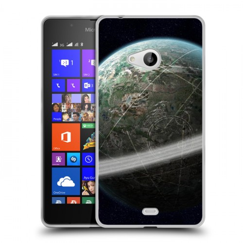 Дизайнерский пластиковый чехол для Microsoft Lumia 540 Вселенная