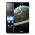 Дизайнерский пластиковый чехол для Sony Xperia TX Вселенная