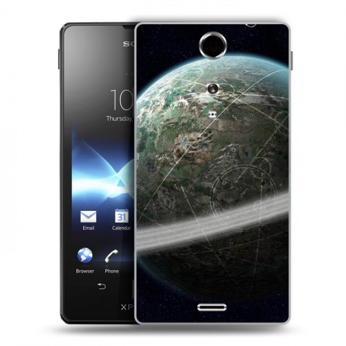 Дизайнерский пластиковый чехол для Sony Xperia TX Вселенная