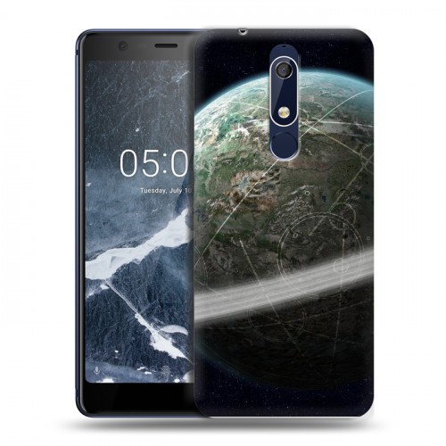 Дизайнерский пластиковый чехол для Nokia 5.1 Вселенная