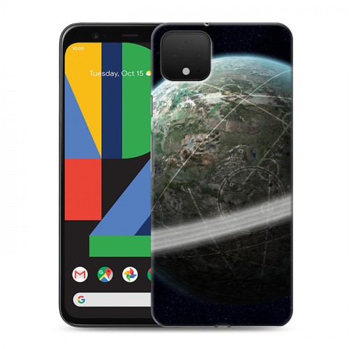 Дизайнерский пластиковый чехол для Google Pixel 4 Вселенная