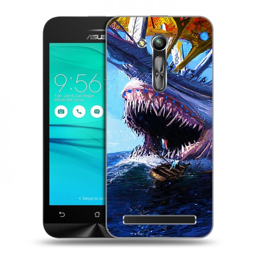 Дизайнерский пластиковый чехол для ASUS ZenFone Go 4.5 ZB452KG Акулы