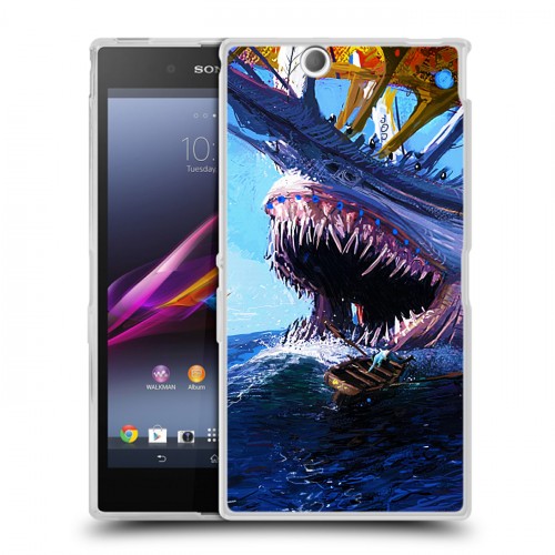 Дизайнерский пластиковый чехол для Sony Xperia Z Ultra  Акулы