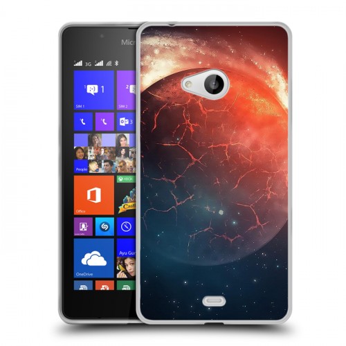 Дизайнерский пластиковый чехол для Microsoft Lumia 540 Вселенная