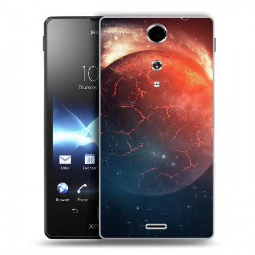 Дизайнерский пластиковый чехол для Sony Xperia TX Вселенная