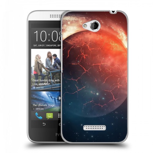 Дизайнерский силиконовый чехол для HTC Desire 616 Вселенная