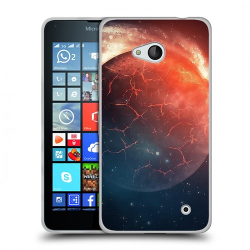 Дизайнерский пластиковый чехол для Microsoft Lumia 640 Вселенная