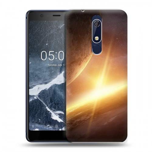 Дизайнерский пластиковый чехол для Nokia 5.1 Вселенная