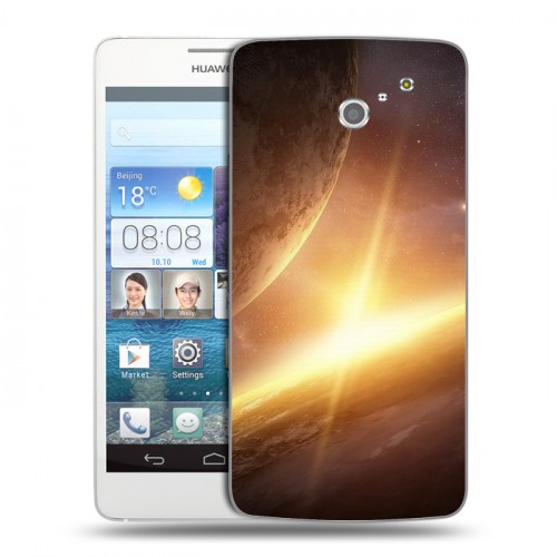 Дизайнерский пластиковый чехол для Huawei Ascend D2 Вселенная