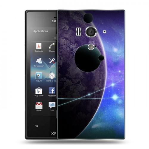 Дизайнерский пластиковый чехол для Sony Xperia acro S Вселенная