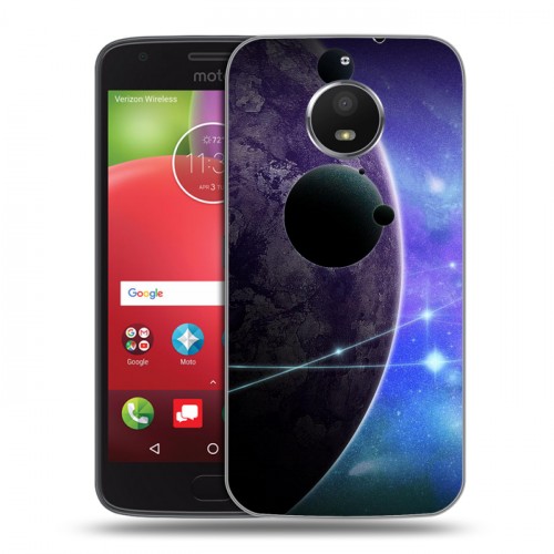 Дизайнерский силиконовый чехол для Motorola Moto E4 Plus Вселенная