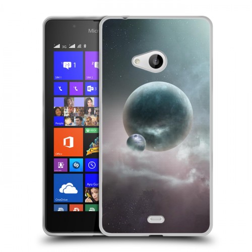 Дизайнерский пластиковый чехол для Microsoft Lumia 540 Вселенная