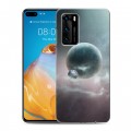 Дизайнерский пластиковый чехол для Huawei P40 Вселенная