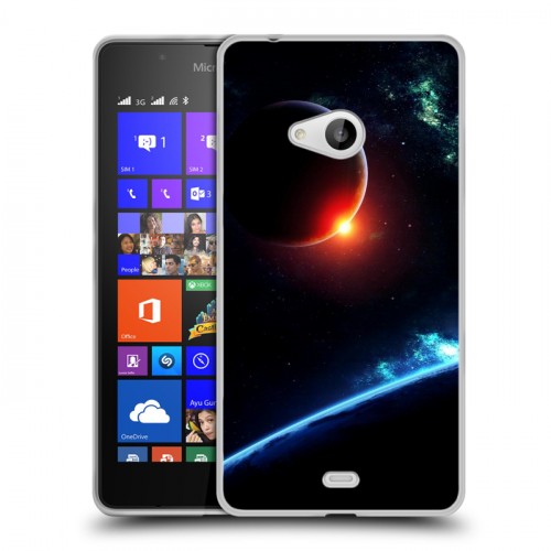 Дизайнерский пластиковый чехол для Microsoft Lumia 540 Вселенная