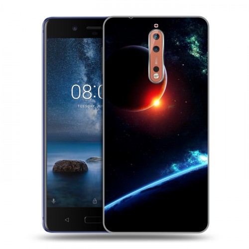 Дизайнерский пластиковый чехол для Nokia 8 Вселенная