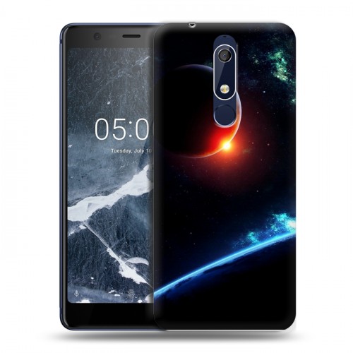 Дизайнерский пластиковый чехол для Nokia 5.1 Вселенная