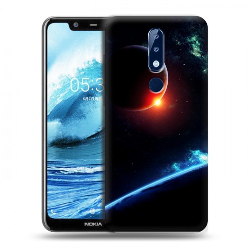 Дизайнерский силиконовый чехол для Nokia 5.1 Plus Вселенная