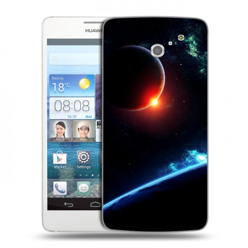 Дизайнерский пластиковый чехол для Huawei Ascend D2 Вселенная