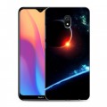 Дизайнерский силиконовый с усиленными углами чехол для Xiaomi RedMi 8A Вселенная