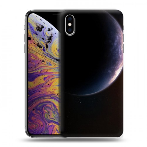 Дизайнерский силиконовый чехол для Iphone Xs Max Вселенная