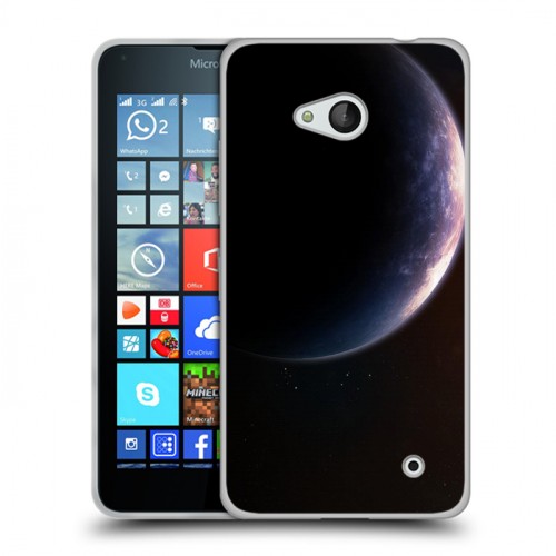 Дизайнерский пластиковый чехол для Microsoft Lumia 640 Вселенная