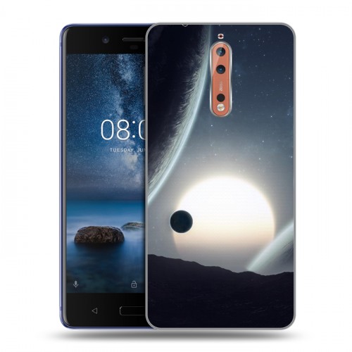 Дизайнерский пластиковый чехол для Nokia 8 Вселенная