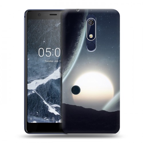 Дизайнерский пластиковый чехол для Nokia 5.1 Вселенная