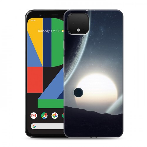 Дизайнерский силиконовый чехол для Google Pixel 4 XL Вселенная