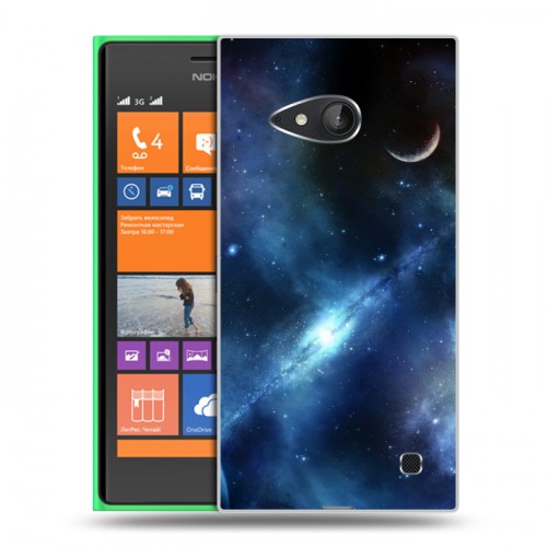 Дизайнерский пластиковый чехол для Nokia Lumia 730/735 Вселенная
