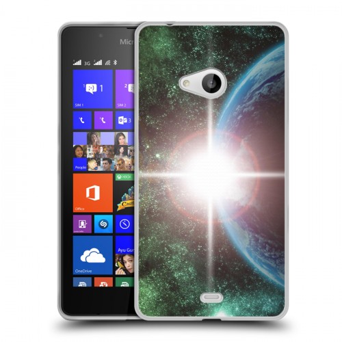 Дизайнерский пластиковый чехол для Microsoft Lumia 540 Вселенная